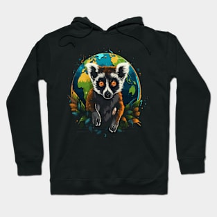 Lemur Earth Day Hoodie